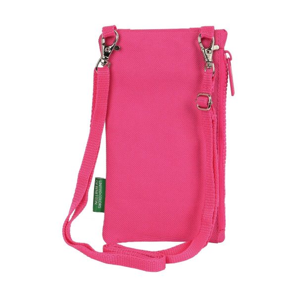 Purse Benetton Raspberry Mobile cover Fuchsia Discount