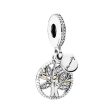 Woman s charm link Pandora SPARKLING FAMILY TREE Online now