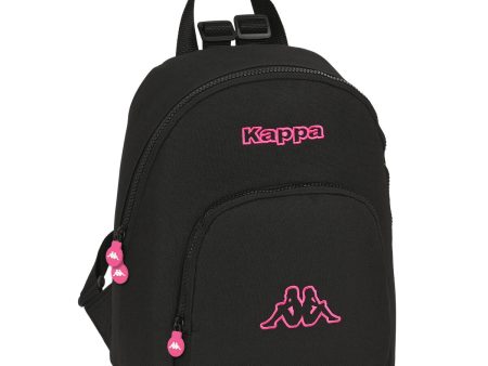 Casual Backpack Kappa Black and pink Black 13 L Online