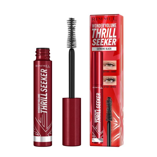 Mascara Rimmel London Wonder Volume Thrill Seeker Extreme Black 8 ml Online Hot Sale