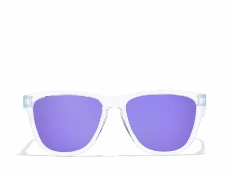 Polarised sunglasses Hawkers One Raw Purple Transparent (Ø 55,7 mm) Online now