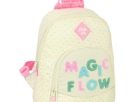 Casual Backpack Glow Lab Magic flow Beige 13 L For Cheap