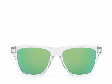 Polarised sunglasses Hawkers One LS Emerald Green Transparent (Ø 54 mm) Online Sale