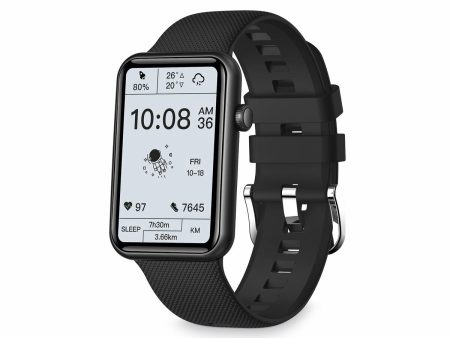 Smartwatch KSIX Tube 1,57  Black Hot on Sale