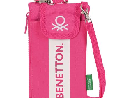 Purse Benetton Raspberry Mobile cover Fuchsia Discount