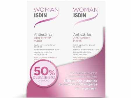 Anti-Stretch Mark Cream Isdin Woman 2 x 250 ml 250 ml Fashion