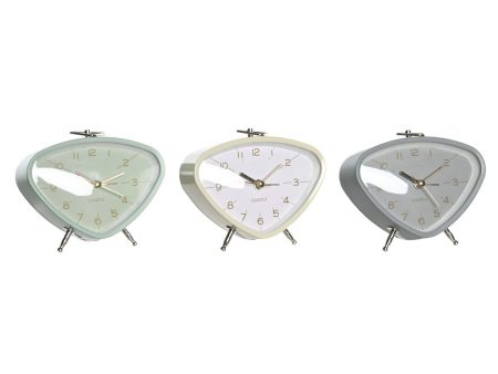 Alarm Clock DKD Home Decor 11,5 x 4 x 10 cm Metal PVC Vintage (3 Pieces) Discount