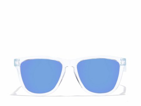 Polarised sunglasses Hawkers One Raw Blue Transparent (Ø 55,7 mm) For Cheap