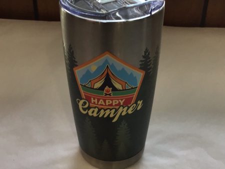 HAPPY CAMPER SS TUMBLER-9201 on Sale