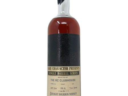 Rare Character Whiskey Straight Bourbon Whiskey #HR7-310 127.4 proof - Selected by The RC Clubhouse Fashion