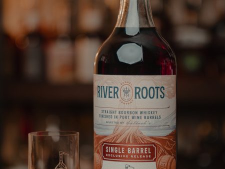 River Roots Barrel Co. 14-Year Single Barrel Port Finished Bourbon 138.04 Proof VSB-05 - Selected by Seelbach s For Sale