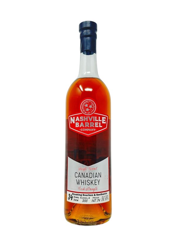 Nashville Barrel Co #300 34-Year Canadian  “The Sweet &Spicy One” 147.74 proof - Selected by Breaking Bourbon Online