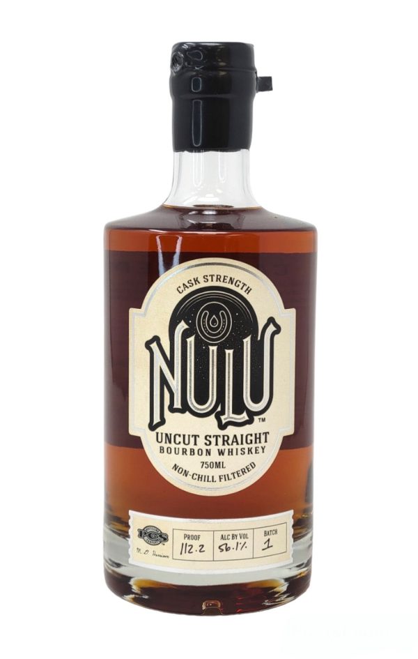 Nulu Uncut Cask Strength Straight Bourbon Whiskey Batch 1-112.2 Proof Online Hot Sale