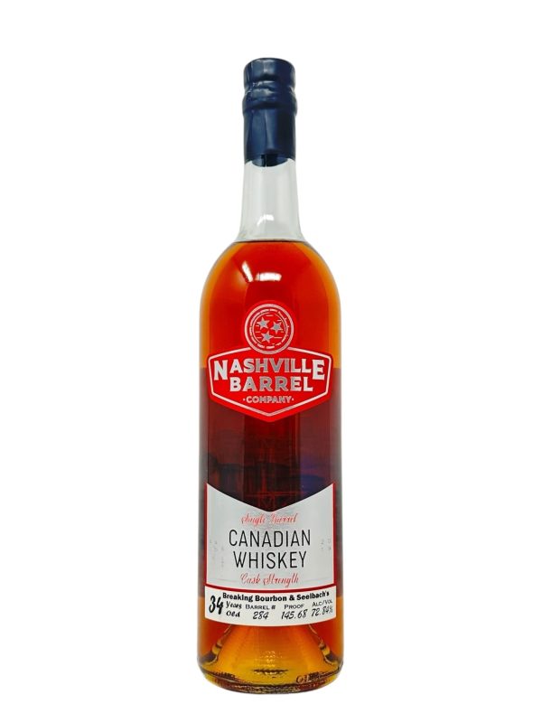 Nashville Barrel Co #284 34-Year Canadian “The Dusty Funk One” 145.68 proof - Selected by Breaking Bourbon Online