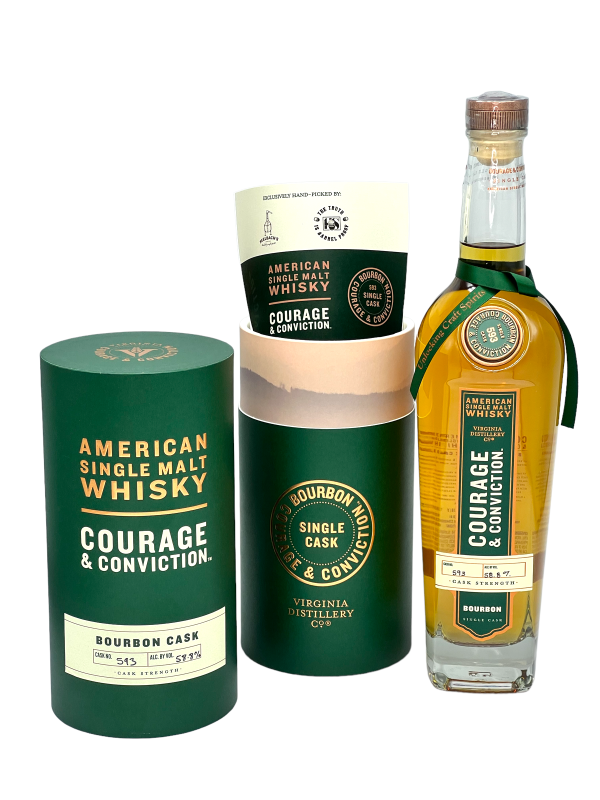 Courage and Conviction American Single Malt Whiskey Bourbon Cask #593 Selected by Seelbach s & Hood Sommelier Online Sale