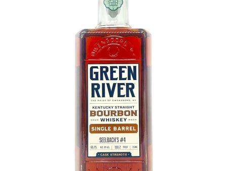 Green River Single Barrel Kentucky Straight Bourbon 130.2 Proof Seelbach s #4 Hot on Sale